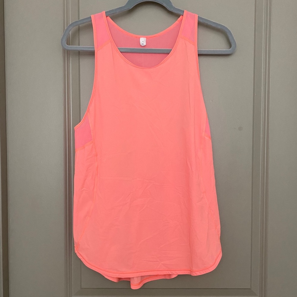 NWOT Lululemon Sculpt II Tank Bright Coral